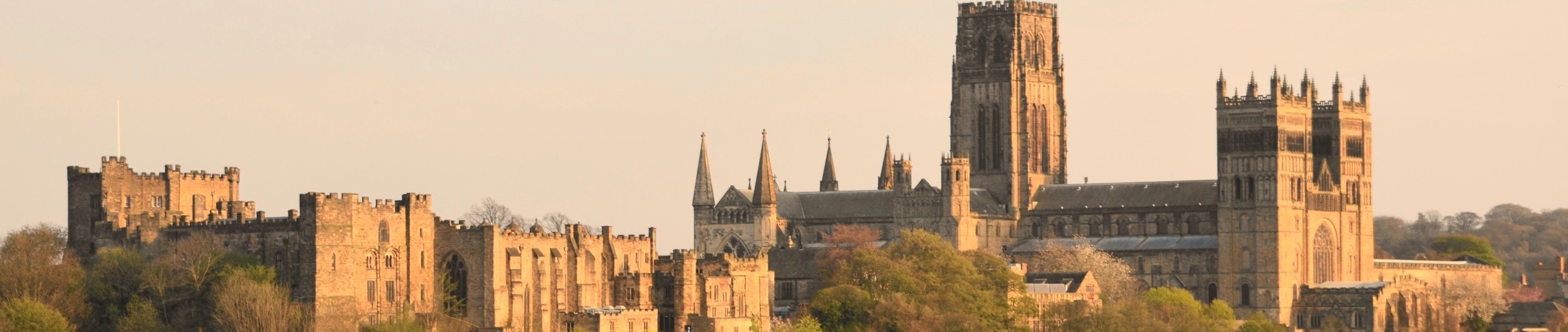Durham Castle and Cathedral overlooking the city